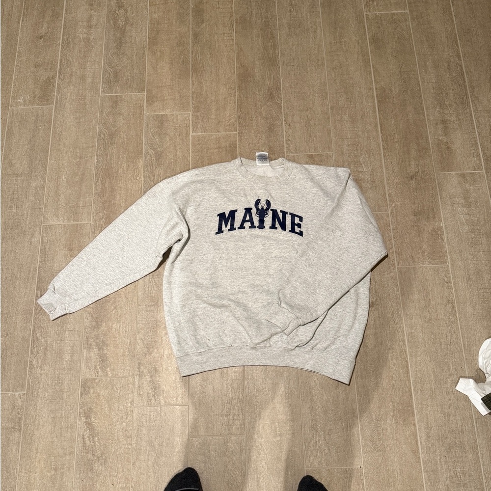 Classic Gray Crewneck Sweatshirt